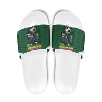 Custom Bolivia Football Slide Sandals 100th Anniversary Andean Condor Proud - Wonder Print Shop