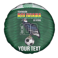 Custom Bolivia Football Spare Tire Cover 100th Anniversary Andean Condor Proud - Wonder Print Shop