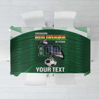 Custom Bolivia Football Tablecloth 100th Anniversary Andean Condor Proud - Wonder Print Shop