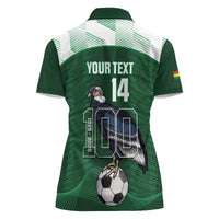 Custom Bolivia Football Women Polo Shirt 100th Anniversary Andean Condor Proud - Wonder Print Shop