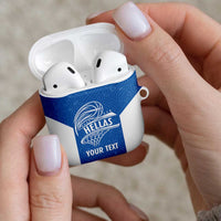 Greece Basketball Custom AirPods Case Go Hellas Blue Version - Wonder Print Shop