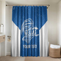 Greece Basketball Custom Bathroom Set Go Hellas Blue Version - Wonder Print Shop