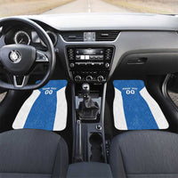 Greece Basketball Custom Car Mats Go Hellas Blue Version - Wonder Print Shop