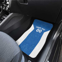 Greece Basketball Custom Car Mats Go Hellas Blue Version - Wonder Print Shop