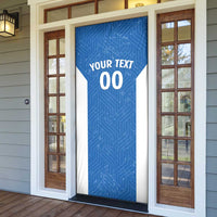 Greece Basketball Custom Door Cover Go Hellas Blue Version - Wonder Print Shop