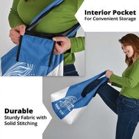 Greece Basketball Custom Grocery Bag Go Hellas Blue Version - Wonder Print Shop