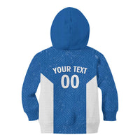 Greece Basketball Custom Kid Hoodie Go Hellas Blue Version - Wonder Print Shop