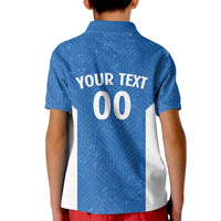 Greece Basketball Custom Kid Polo Shirt Go Hellas Blue Version - Wonder Print Shop