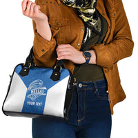 Greece Basketball Custom Shoulder Handbag Go Hellas Blue Version - Wonder Print Shop