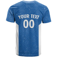 Greece Basketball Custom T Shirt Go Hellas Blue Version - Wonder Print Shop