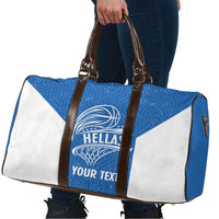 Greece Basketball Custom Travel Bag Go Hellas Blue Version - Wonder Print Shop