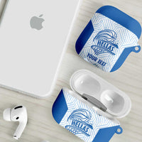 Hellas Basketball Custom AirPods Case Go Greece White Version - Wonder Print Shop