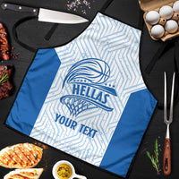 Hellas Basketball Custom Apron Go Greece White Version - Wonder Print Shop