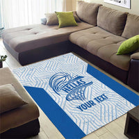 Hellas Basketball Custom Area Rug Go Greece White Version - Wonder Print Shop