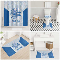 Hellas Basketball Custom Bathroom Set Go Greece White Version - Wonder Print Shop