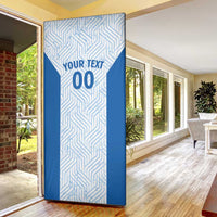 Hellas Basketball Custom Door Cover Go Greece White Version - Wonder Print Shop