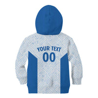 Hellas Basketball Custom Kid Hoodie Go Greece White Version - Wonder Print Shop