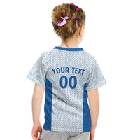 Hellas Basketball Custom Kid T Shirt Go Greece White Version - Wonder Print Shop