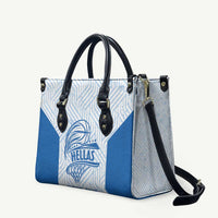 Hellas Basketball Custom Leather Bag Go Greece White Version - Wonder Print Shop