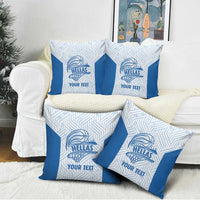 Hellas Basketball Custom Pillow Cover Go Greece White Version - Wonder Print Shop