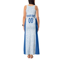 Hellas Basketball Custom Tank Maxi Dress Go Greece White Version - Wonder Print Shop