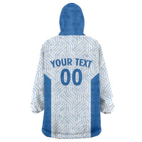 Hellas Basketball Custom Wearable Blanket Hoodie Go Greece White Version - Wonder Print Shop