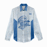 Hellas Basketball Custom Women Casual Shirt Go Greece White Version - Wonder Print Shop