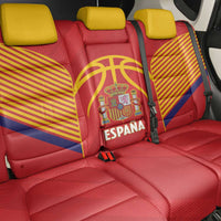 Spain Basketball Back Car Seat Cover La Roja Go Champions - Wonder Print Shop