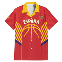Spain Basketball Custom Family Matching Mermaid Dress and Hawaiian Shirt La Roja Go Champions - Wonder Print Shop