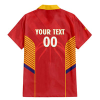 Spain Basketball Custom Family Matching Mermaid Dress and Hawaiian Shirt La Roja Go Champions - Wonder Print Shop