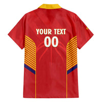 Spain Basketball Custom Family Matching Off Shoulder Short Dress and Hawaiian Shirt La Roja Go Champions - Wonder Print Shop