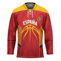 Spain Basketball Custom Hockey Jersey La Roja Go Champions - Wonder Print Shop