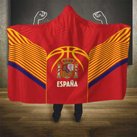 Spain Basketball Hooded Blanket La Roja Go Champions - Wonder Print Shop