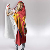 Spain Basketball Hooded Blanket La Roja Go Champions - Wonder Print Shop