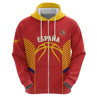 Spain Basketball Custom Hoodie La Roja Go Champions - Wonder Print Shop