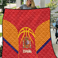 Spain Basketball Quilt La Roja Go Champions - Wonder Print Shop