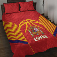 Spain Basketball Quilt Bed Set La Roja Go Champions - Wonder Print Shop