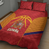 Spain Basketball Quilt Bed Set La Roja Go Champions - Wonder Print Shop