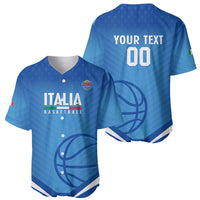 Italy Basketball Custom Baseball Jersey Gli Azzurri Go Champions - Wonder Print Shop