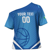 Italy Basketball Custom Cross Shoulder Shirt Gli Azzurri Go Champions - Wonder Print Shop