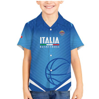 Italy Basketball Custom Family Matching Mermaid Dress and Hawaiian Shirt Gli Azzurri Go Champions - Wonder Print Shop