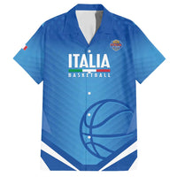 Italy Basketball Custom Family Matching Off Shoulder Maxi Dress and Hawaiian Shirt Gli Azzurri Go Champions - Wonder Print Shop