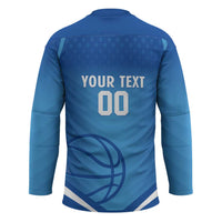 Italy Basketball Custom Hockey Jersey Gli Azzurri Go Champions - Wonder Print Shop