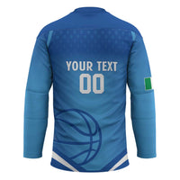 Italy Basketball Custom Hockey Jersey Gli Azzurri Go Champions - Wonder Print Shop