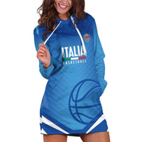 Italy Basketball Custom Hoodie Dress Gli Azzurri Go Champions - Wonder Print Shop