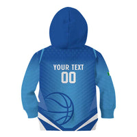 Italy Basketball Custom Kid Hoodie Gli Azzurri Go Champions - Wonder Print Shop