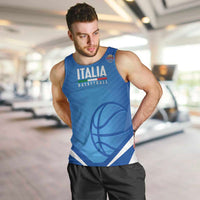 Italy Basketball Custom Men Tank Top Gli Azzurri Go Champions - Wonder Print Shop