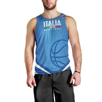 Italy Basketball Custom Men Tank Top Gli Azzurri Go Champions - Wonder Print Shop