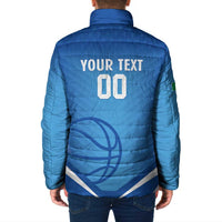 Italy Basketball Custom Padded Jacket Gli Azzurri Go Champions - Wonder Print Shop