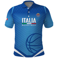Italy Basketball Custom Polo Shirt Gli Azzurri Go Champions - Wonder Print Shop